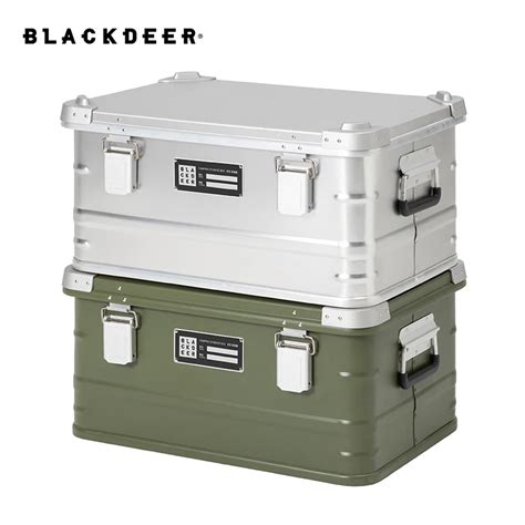 travel storage box metal|aluminum storage box for camping.